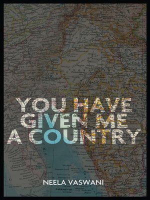 cover image of You Have Given Me a Country